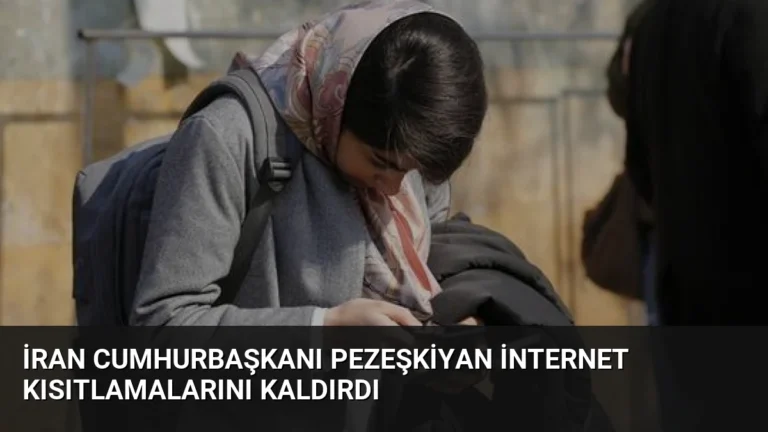 İran Cumhurbaşkanı Pezeşkiyan İnternet Kısıtlamalarını Kaldırdı