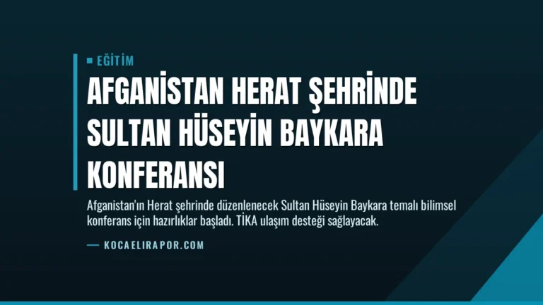 Afganistan Herat şehrinde Sultan Hüseyin Baykara konferansı