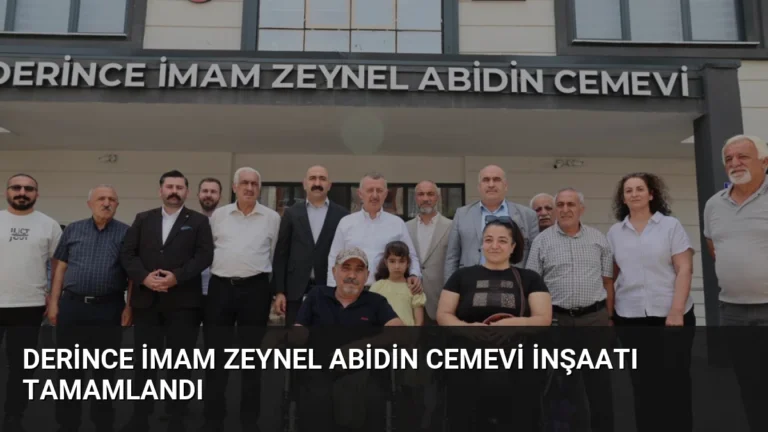Derince İmam Zeynel Abidin Cemevi inşaatı tamamlandı
