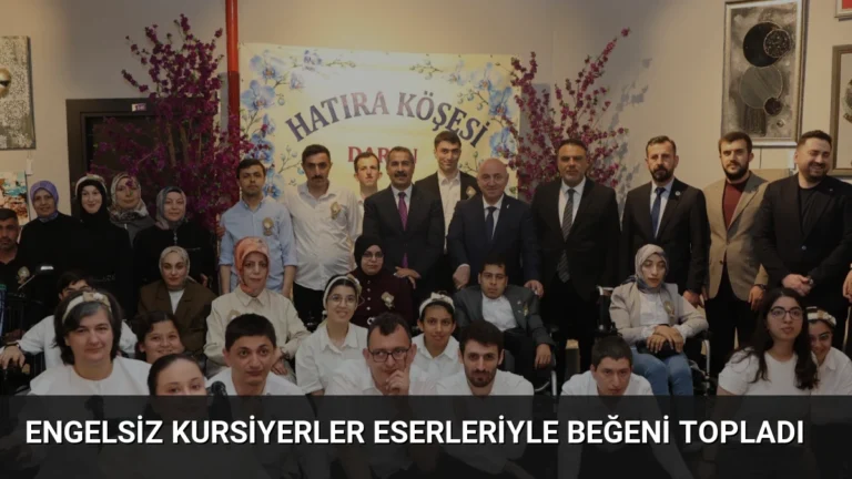 Engelsiz Kursiyerler Eserleriyle Beğeni Topladı