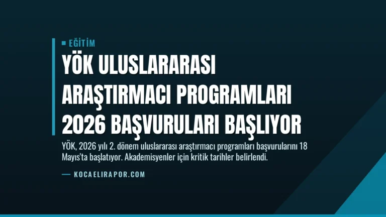 YÖK Uluslararası Araştırmacı Programları 2026 Başvuruları Başlıyor