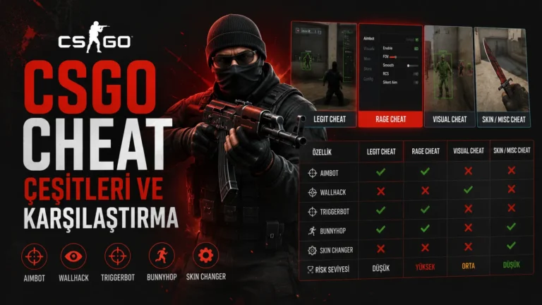 CSGO Cheat Çeşitleri ve Karşılaştırma