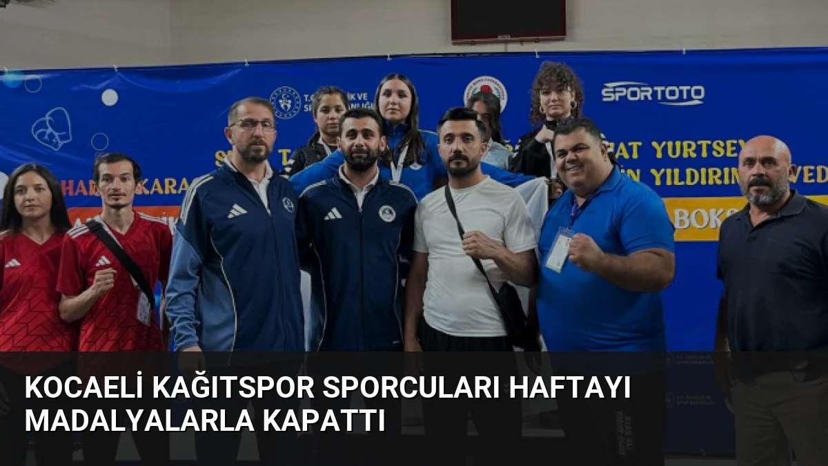 Kocaeli Kağıtspor sporcuları haftayı madalyalarla kapattı