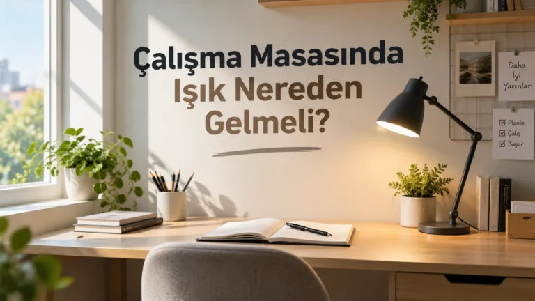 Çalışma Masasında Işık Nereden Gelmeli?