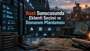 Rust Sunucusunda Eklenti Seçimi ve Donanım Planlaması