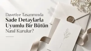 Davetiye Tasarımında Sade Detaylarla Uyumlu Bir Bütün Nasıl Kurulur?