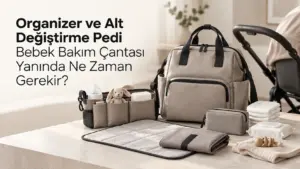 Organizer ve Alt Değiştirme Pedi Bebek Bakım Çantası Yanında Ne Zaman Gerekir?