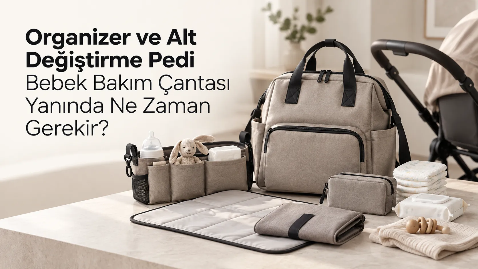 Organizer ve Alt Değiştirme Pedi Bebek Bakım Çantası Yanında Ne Zaman Gerekir?