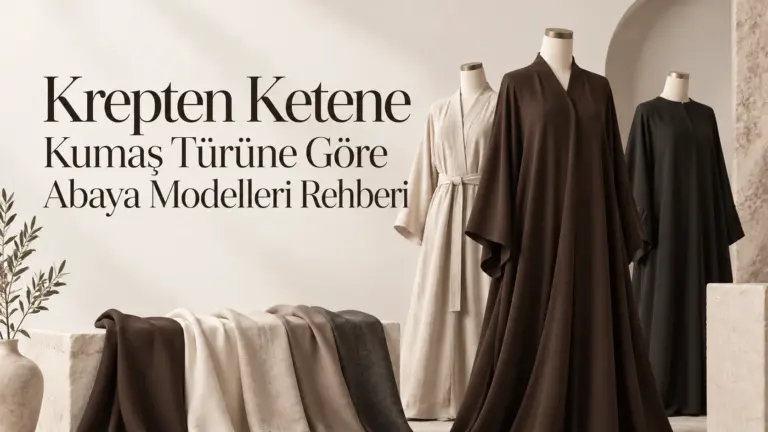 Krepten Ketene Kumaş Türüne Göre Abaya Modelleri Rehberi