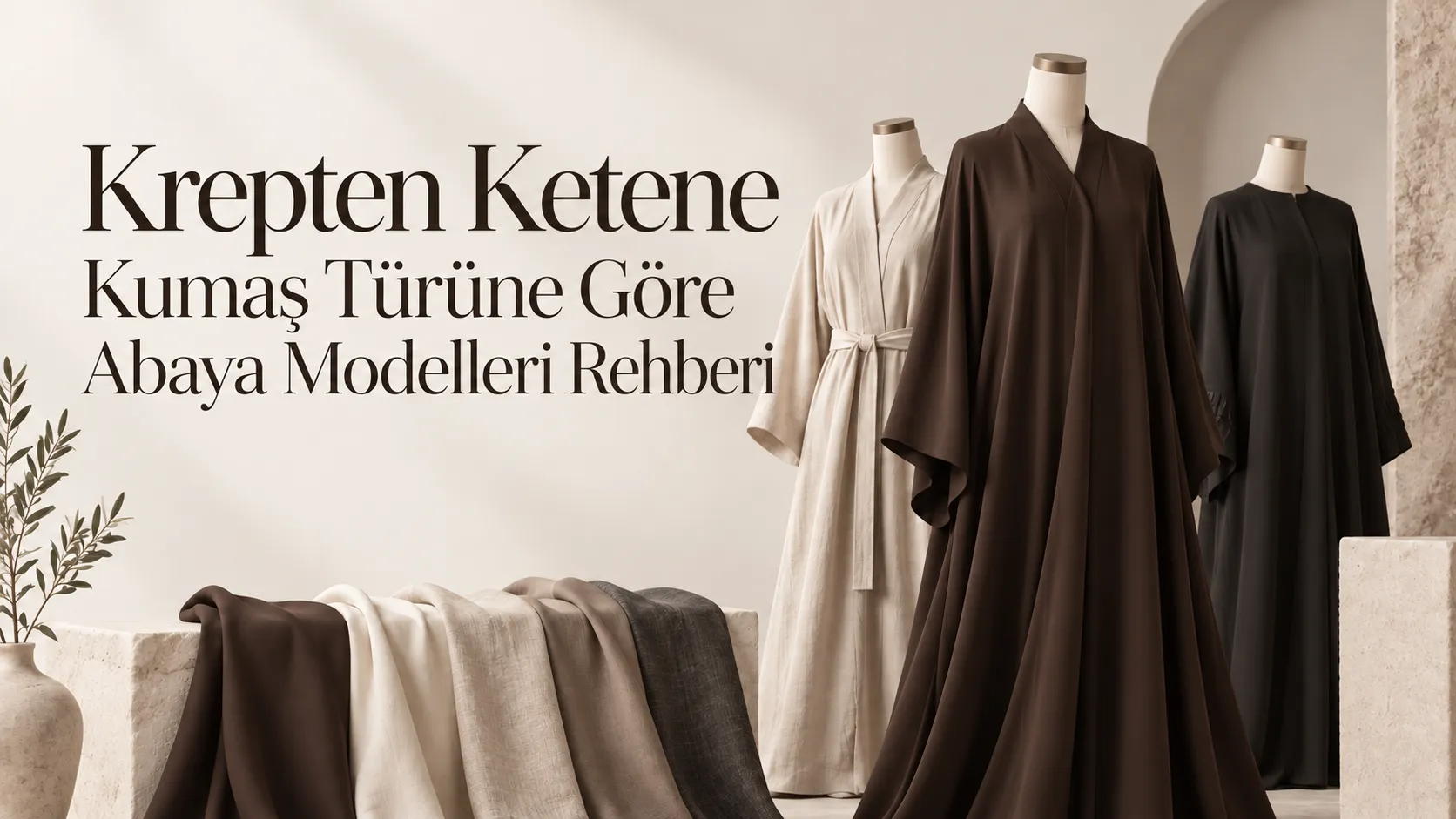 Krepten Ketene Kumaş Türüne Göre Abaya Modelleri Rehberi