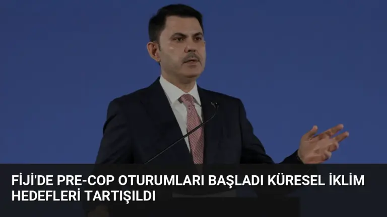 Fiji’de Pre-COP Oturumları Başladı Küresel İklim Hedefleri Tartışıldı