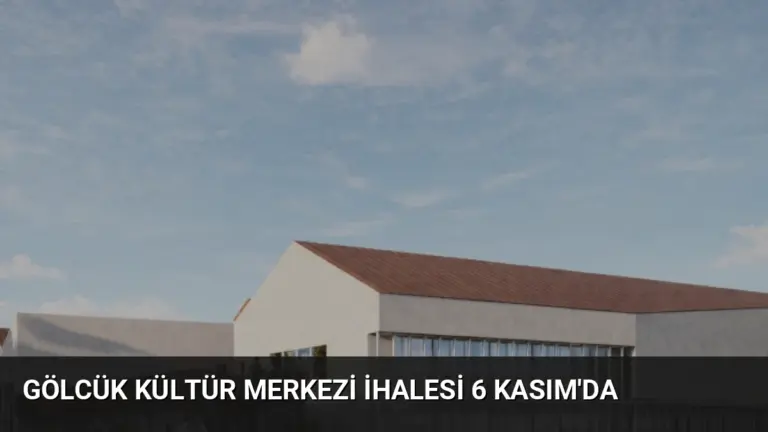 Gölcük Kültür Merkezi İhalesi 6 Kasım’da