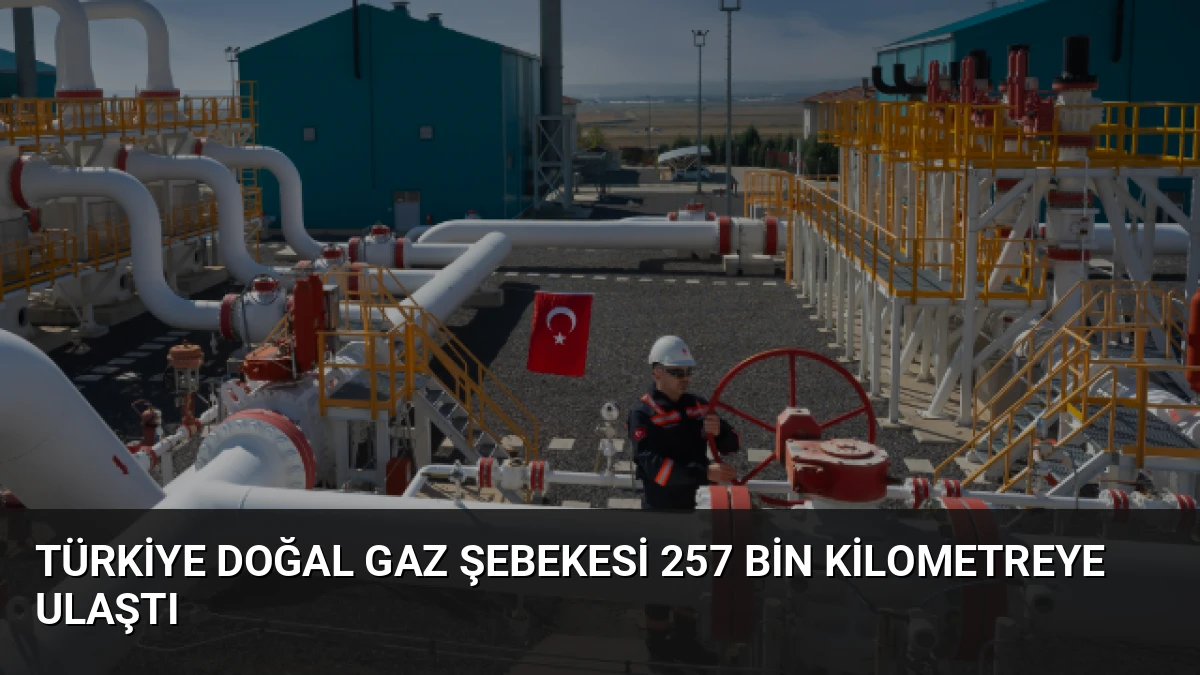 Türkiye Doğal Gaz Şebekesi 257 Bin Kilometreye Ulaştı